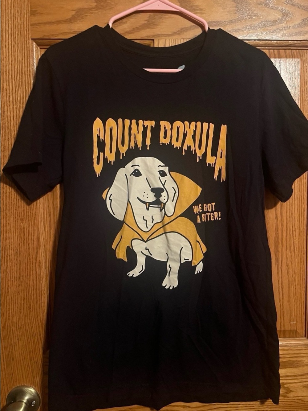 Beangoods Halloween Black "Count Doxula" Graphic Tee new